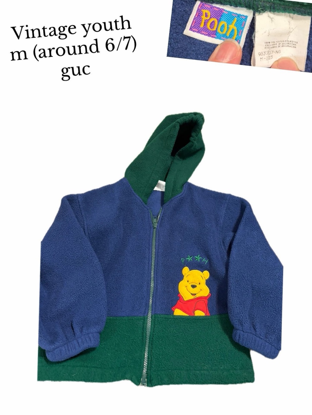 Vintage youth medium Winnie the Pooh bear jacket